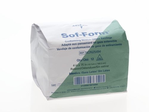 Medline Sof-Form Gauze Bandages 4"x75" 12-Pack: $6.14