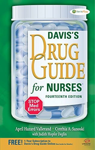 Davis's Drug Guide for Nurses: $23.53 Davis's Drug Guide for Nurses: $23.53