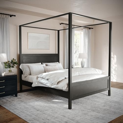 Martha Stewart Hayes Queen Solid Wood Canopy Bed: $492.94 Martha Stewart Hayes Queen Solid Wood Canopy Bed: $492.94