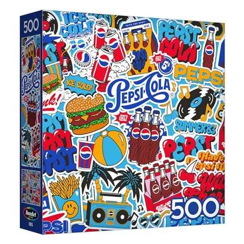 RoseArt 500-Piece Pepsi Snack Assortment Jigsaw Puzzle: $6.96 RoseArt 500-Piece Pepsi Snack Assortment Jigsaw Puzzle: $6.96