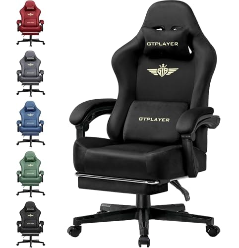 GTPLAYER High-Back Fabric Gaming Chair: $135.79 GTPLAYER High-Back Fabric Gaming Chair: $135.79