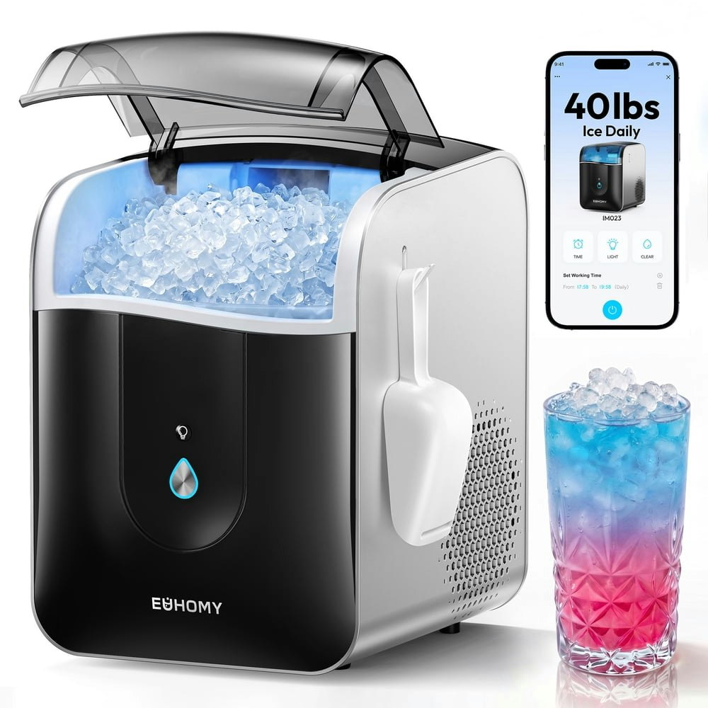 Euhomy 40-Pound Countertop Nugget Ice Maker: $169.99 Euhomy 40-Pound Countertop Nugget Ice Maker: $169.99