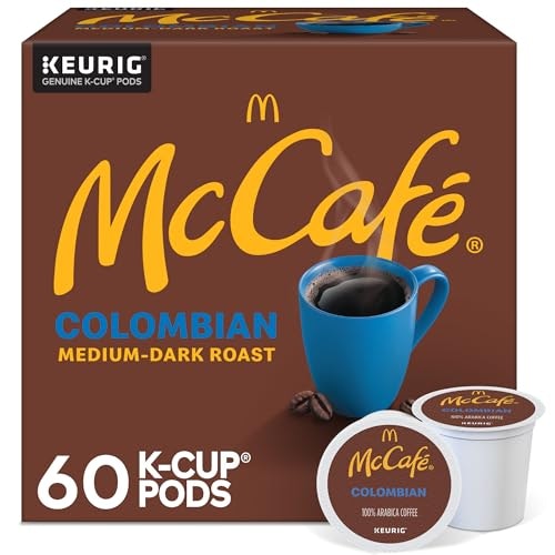 McCafe Colombian Medium Roast Coffee K-Cup Pods 60-Count: $35.30 McCafe Colombian Medium Roast Coffee K-Cup Pods 60-Count: $35.30