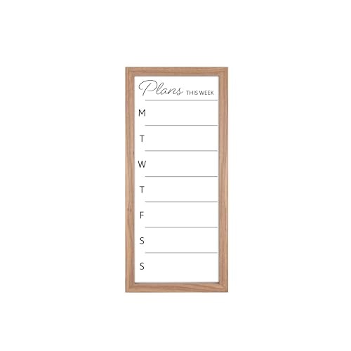 MCS 11" x 24" Walnut Framed Weekly Dry Erase Calendar: $21.99 MCS 11" x 24" Walnut Framed Weekly Dry Erase Calendar: $21.99