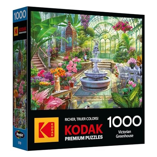 RoseArt Kodak Premium Victorian Greenhouse 1,000-Piece Jigsaw Puzzle: $9.05 RoseArt Kodak Premium Victorian Greenhouse 1,000-Piece Jigsaw Puzzle: $9.05