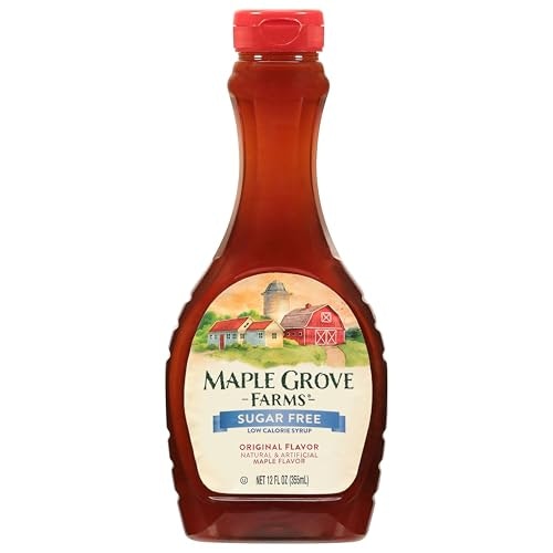 Maple Grove Farms Sugar Free Maple Flavored Syrup 12-Ounce 12-Pack: $19.08 Maple Grove Farms Sugar Free Maple Flavored Syrup 12-Ounce 12-Pack: $19.08