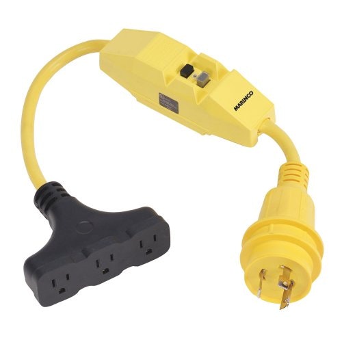 Marinco 30A to 15A 3-Way Pigtail Adapter with GFCI: $76.79 Marinco 30A to 15A 3-Way Pigtail Adapter with GFCI: $76.79