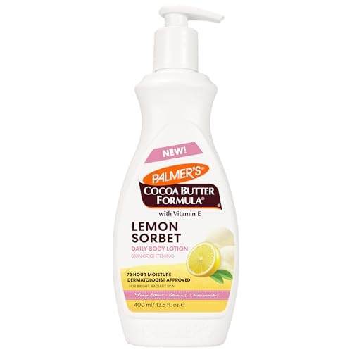 Palmer's Cocoa Butter Formula Lemon Sorbet Brightening Body Lotion 13.5-oz.: $8.99 Palmer's Cocoa Butter Formula Lemon Sorbet Brightening Body Lotion 13.5-oz.: $8.99
