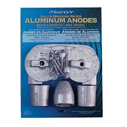 Martyr Bravo III Aluminum Outboard and Sterndrive Anode Kit: $34.99 Martyr Bravo III Aluminum Outboard and Sterndrive Anode Kit: $34.99