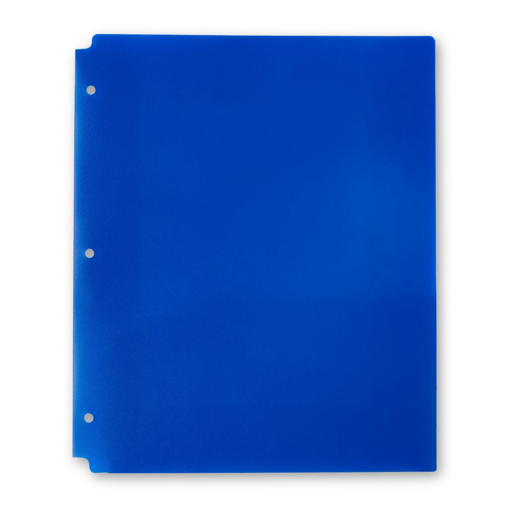 Pen+Gear 2-Pocket Poly Folder: 50 cents