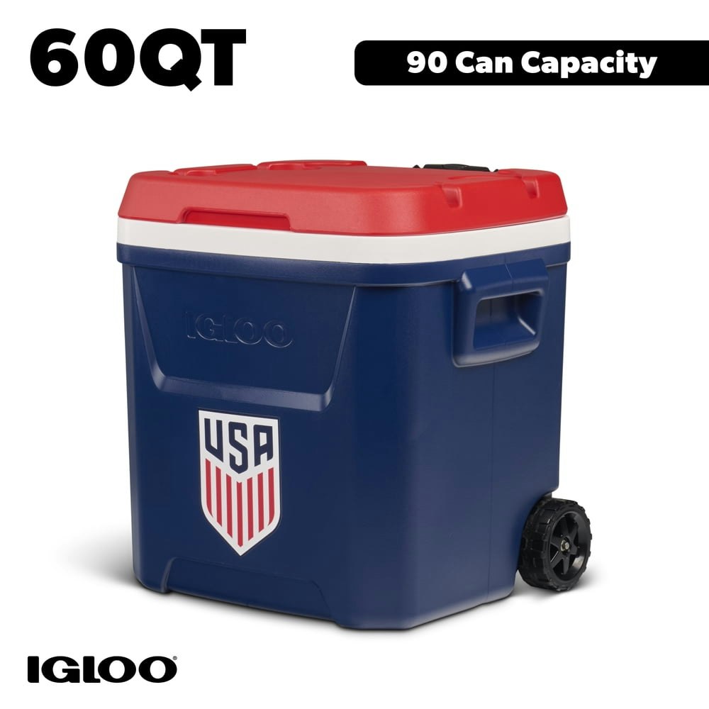 Igloo x USSF 60-Quart Laguna Rolling Ice Chest Cooler: $44.97 Igloo x USSF 60-Quart Laguna Rolling Ice Chest Cooler: $44.97