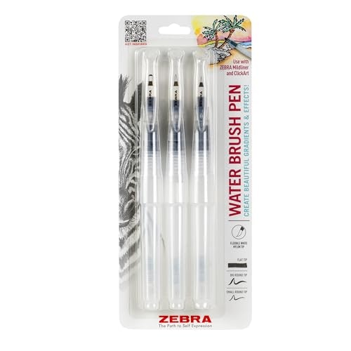 Zebra Water Brush Pen 3-Pack: $7.18 Zebra Water Brush Pen 3-Pack: $7.18