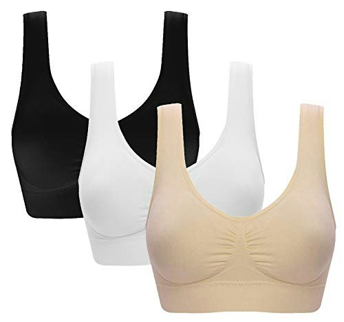 Vermilion Bird Women's Seamless Sports Bra 3-Pack: $17.91