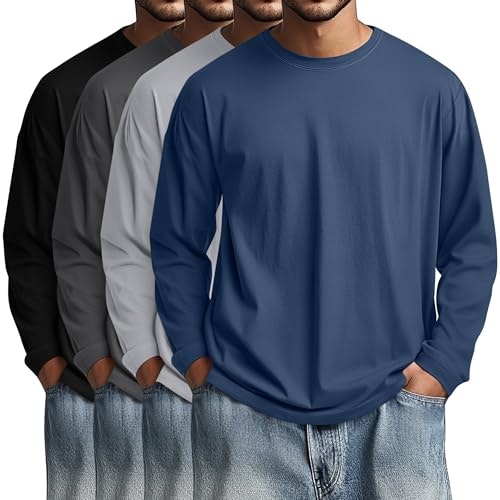 August Alley Men's Cotton T-Shirts 4-Pack: $45.04 August Alley Men's Cotton T-Shirts 4-Pack: $45.04