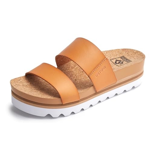 Ustogi Women's Arch Support Platform Sandals: $25.49