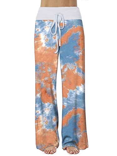 iChunhua Women's Tie-Dye Pajama Pants: $14.44