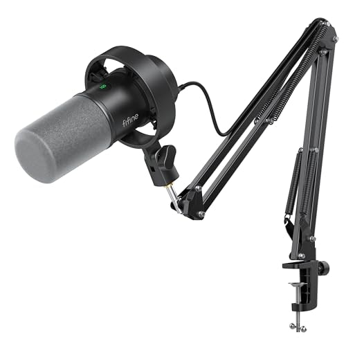 Fifine AmpliTank K688CT Dynamic Podcast Microphone Kit: $63.99