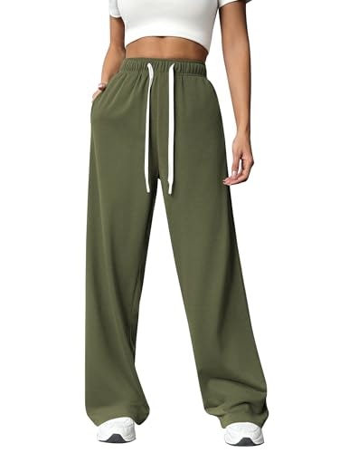 Pinspark Women's High Waisted Wide Leg Sweatpants: $19.97 Pinspark Women's High Waisted Wide Leg Sweatpants: $19.97