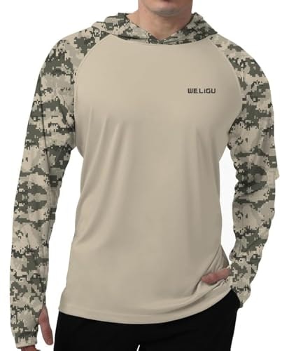 WeligU Men's UPF 50+ Sun Protection Hoodie: $19.99