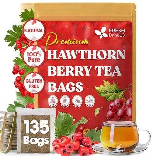 FreshDrinkUS Hawthorn Berry Herbal Tea 135-Count: $23.19 FreshDrinkUS Hawthorn Berry Herbal Tea 135-Count: $23.19