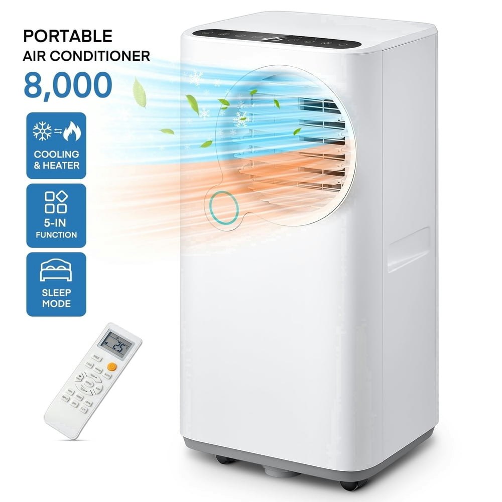 Fohere 8,000 BTU Portable Air Conditioner and Heater: $219.99 Fohere 8,000 BTU Portable Air Conditioner and Heater: $219.99