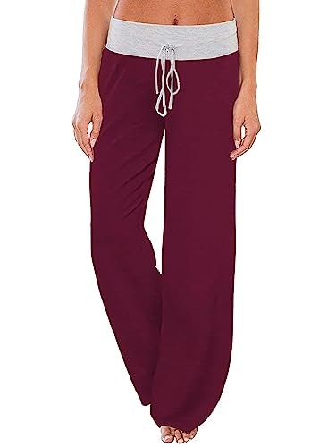 iChunhua Women's Loose Palazzo Pajama Pants: $14.44