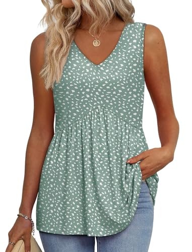 Women's V-Neck Peplum Tank Top: $14.44 Women's V-Neck Peplum Tank Top: $14.44
