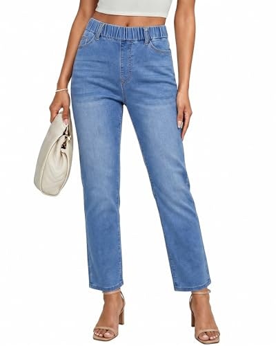 Grapent Women's Straight Leg Cropped Ankle Jeans: $29.99 Grapent Women's Straight Leg Cropped Ankle Jeans: $29.99