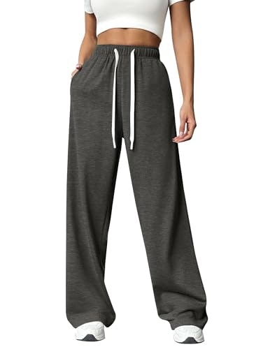 Pinspark Women's High-Waisted Wide-Leg Sweatpants: $19.97