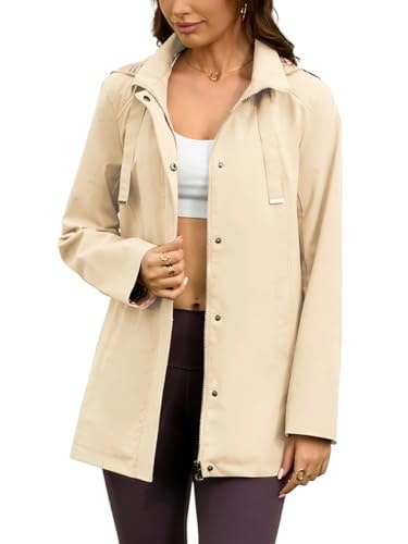 Modern Bubble Women's Long Hooded Waterproof Rain Jacket: $36.31 Modern Bubble Women's Long Hooded Waterproof Rain Jacket: $36.31