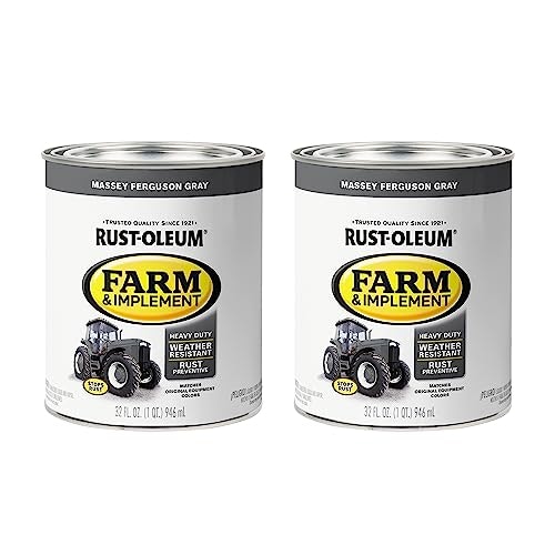 Rust-Oleum Farm and Implement Massey Ferguson Gray Paint: $17.80