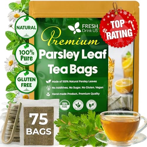 FreshDrinkUS Parsley Leaf Tea 75-Count: $11.99 FreshDrinkUS Parsley Leaf Tea 75-Count: $11.99