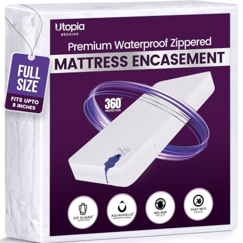 Full Waterproof Zippered Mattress Protector: $19.99 Full Waterproof Zippered Mattress Protector: $19.99