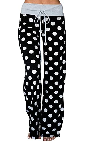 iChunhua Women's Loose Dot Palazzo Sleep Pants: $13.34 iChunhua Women's Loose Dot Palazzo Sleep Pants: $13.34