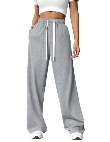 Pinspark Women's High-Waisted Wide Leg Sweatpants: $18.99