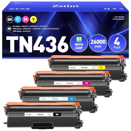TN436 Toner Cartridge 4-Pack: $33.99