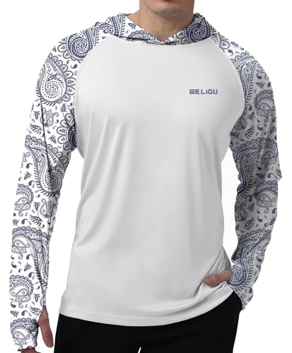 Weligu Men's UPF 50+ Sun Protection Hoodie: $16.19 Weligu Men's UPF 50+ Sun Protection Hoodie: $16.19