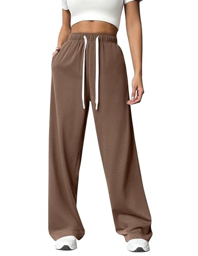 Pinspark Women's High-Waisted Wide-Leg Sweatpants: $19.98 Pinspark Women's High-Waisted Wide-Leg Sweatpants: $19.98