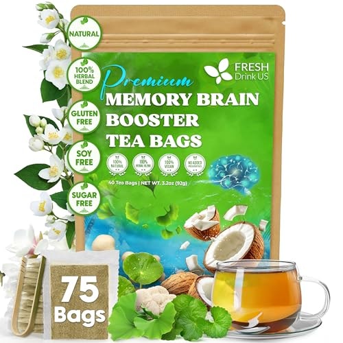 FreshDrinkUS Memory Brain Booster Tea Bags 75-Count: $18.69 FreshDrinkUS Memory Brain Booster Tea Bags 75-Count: $18.69