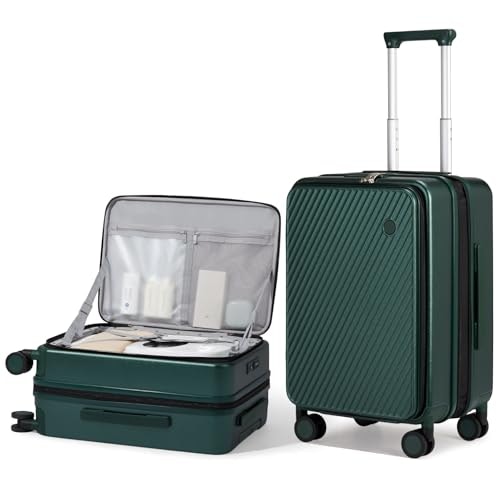 Mixi 20-Inch Expandable Carry-On Hard Shell Suitcase: $135.99
