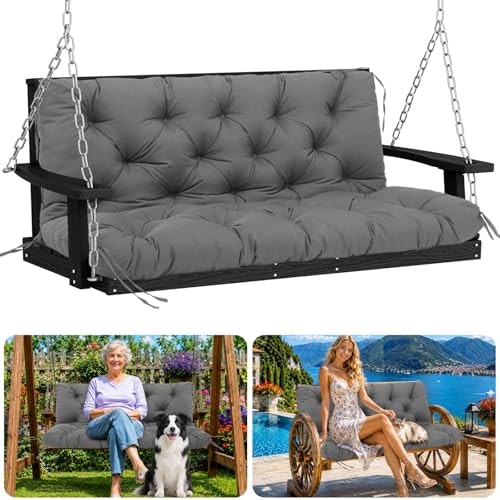 Boaisdus 40-inch Waterproof Porch Swing Cushion: $36.98 Boaisdus 40-inch Waterproof Porch Swing Cushion: $36.98