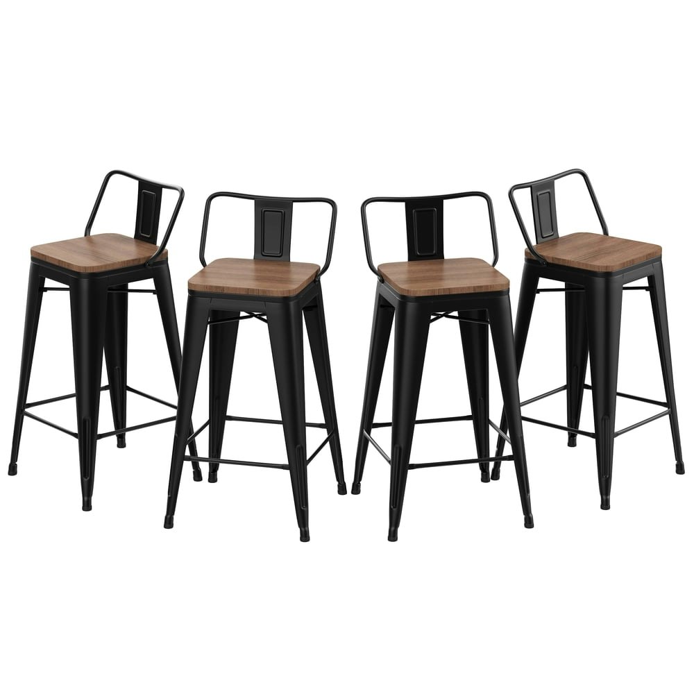 Andeworld 24-Inch Metal Counter Bar Stools 4-Pack: $106.88 Andeworld 24-Inch Metal Counter Bar Stools 4-Pack: $106.88