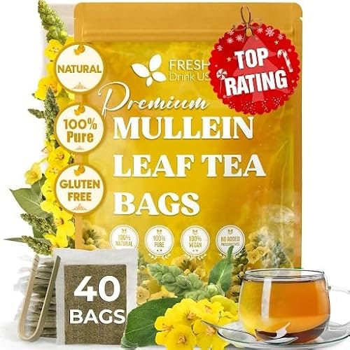 FreshDrinkUS Mullein Leaf Tea 40-Pack: $8.79 FreshDrinkUS Mullein Leaf Tea 40-Pack: $8.79