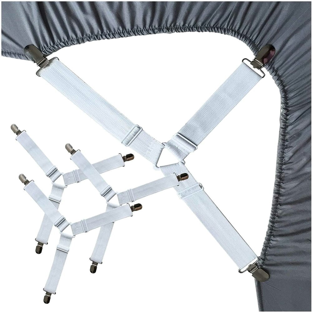 Bed Sheet Holder Straps 4-Pack: $10 Bed Sheet Holder Straps 4-Pack: $10