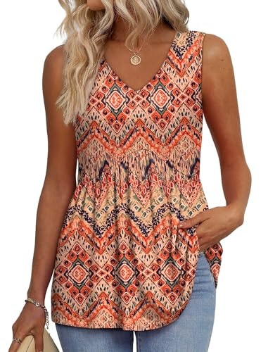 Women's V-Neck Boho Tank Top: $9.99 Women's V-Neck Boho Tank Top: $9.99