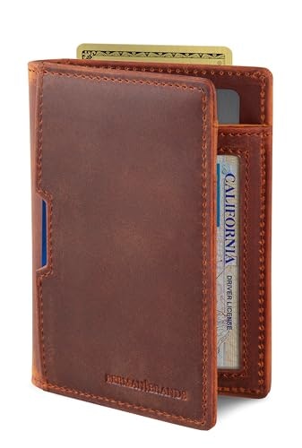 Serman Brands Slim RFID Blocking Minimalist Leather Bifold Wallet: $23.39 Serman Brands Slim RFID Blocking Minimalist Leather Bifold Wallet: $23.39