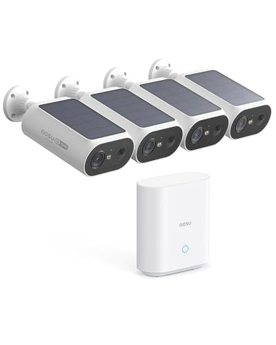 Aosu 2K QHD Wireless Solar Security Camera 4-Cam Kit: $199.98 Aosu 2K QHD Wireless Solar Security Camera 4-Cam Kit: $199.98