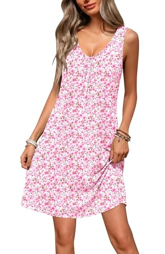 Ekouaer Bamboo Viscose Sleeveless Nightgown: $13.58 Ekouaer Bamboo Viscose Sleeveless Nightgown: $13.58