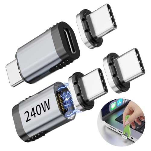 3C'S 240W 40Gbps USB C Magnetic Adapter 2-Pack: $16.99 3C'S 240W 40Gbps USB C Magnetic Adapter 2-Pack: $16.99