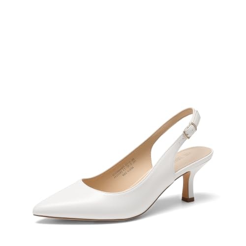 Dream Pairs Women's Kitten Slingback Pumps: $31.49